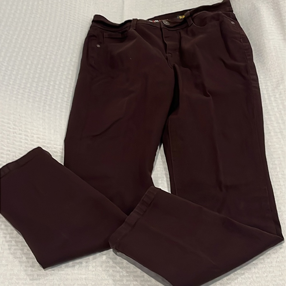 Style & Co. Slim Leg Brown Jeans Sz.8S comfortable & stretchy. Like New